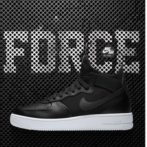 NIKE Air Force 1 Ultraforce Mid - Black/White W7.5